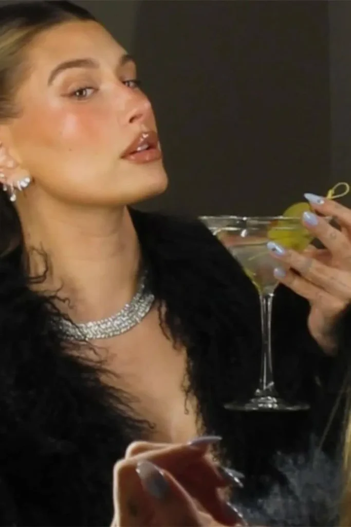 Hailey Bieber Martini Nails
