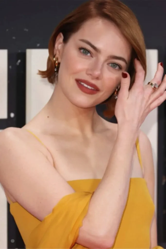 Gentle Cuticle Care Guide featuring a celebrity-inspired look with healthy nails and a classic dark red manicure.